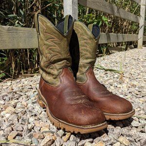 Tony Lama Green Men's Size 11.5EE Cowboy Boots